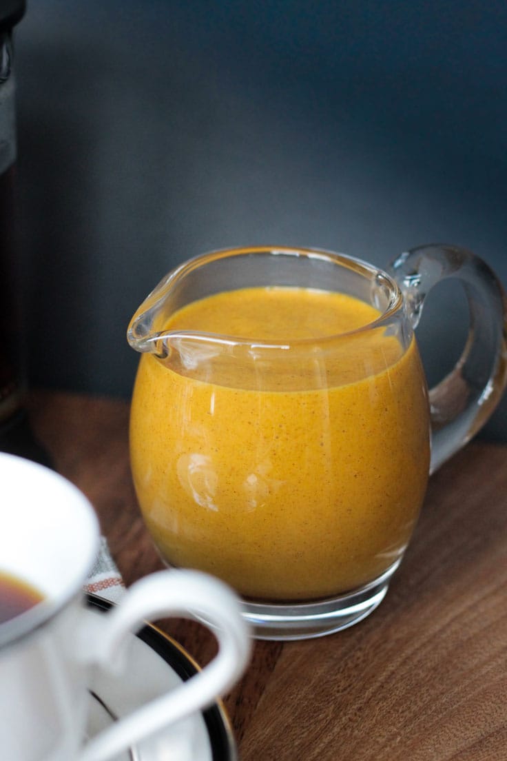 Pumpkin Spice Creamer (Vegan, Refined Sugar Free) Veggie Inspired