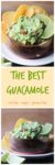 The Best Guacamole - super quick and easy and loaded with nutrients. Grab some chips and dig in for a healthy snack!