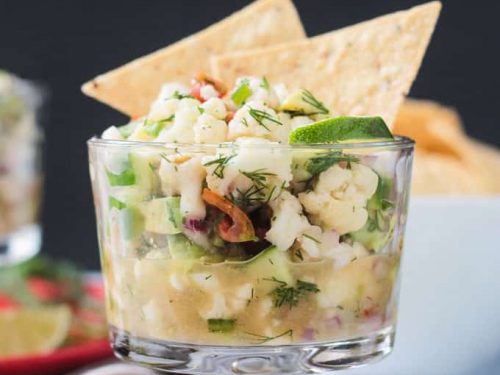 Dilled Vegan Ceviche - Veggie Inspired