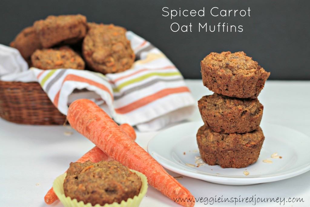 Vegan Carrot Oat Muffins (Refined Sugar Free!) Veggie Inspired