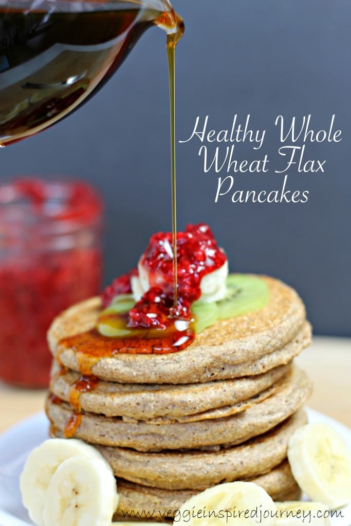 Whole Wheat Flax Pancakes