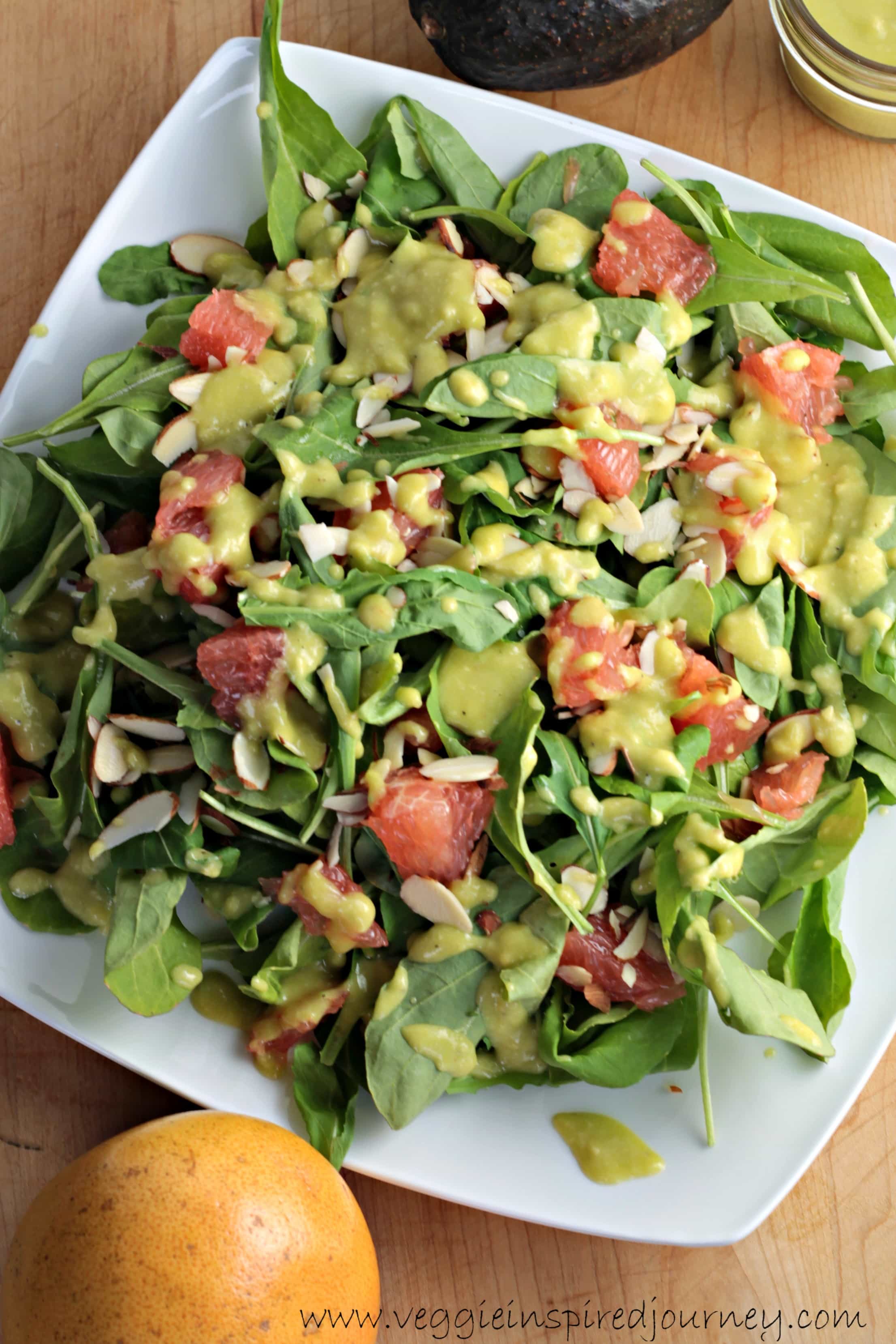 Arugula & Grapefruit Winter Salad 