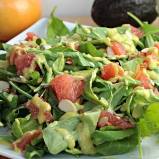 arugula and grapefruit salad