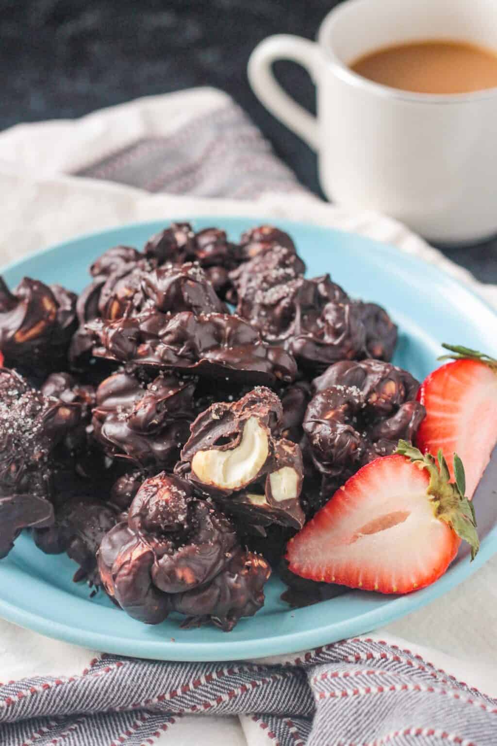 Spiced Chocolate Covered Cashews (DairyFree, Easy!) Veggie Inspired
