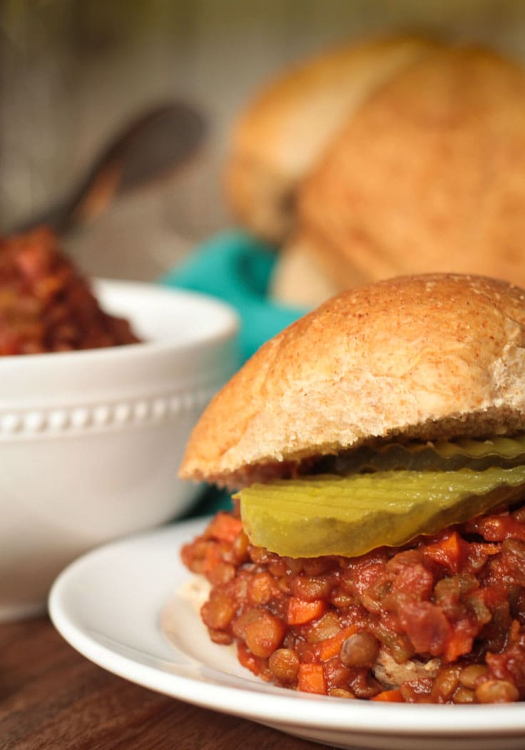 Sloppy Lentil Sandwiches