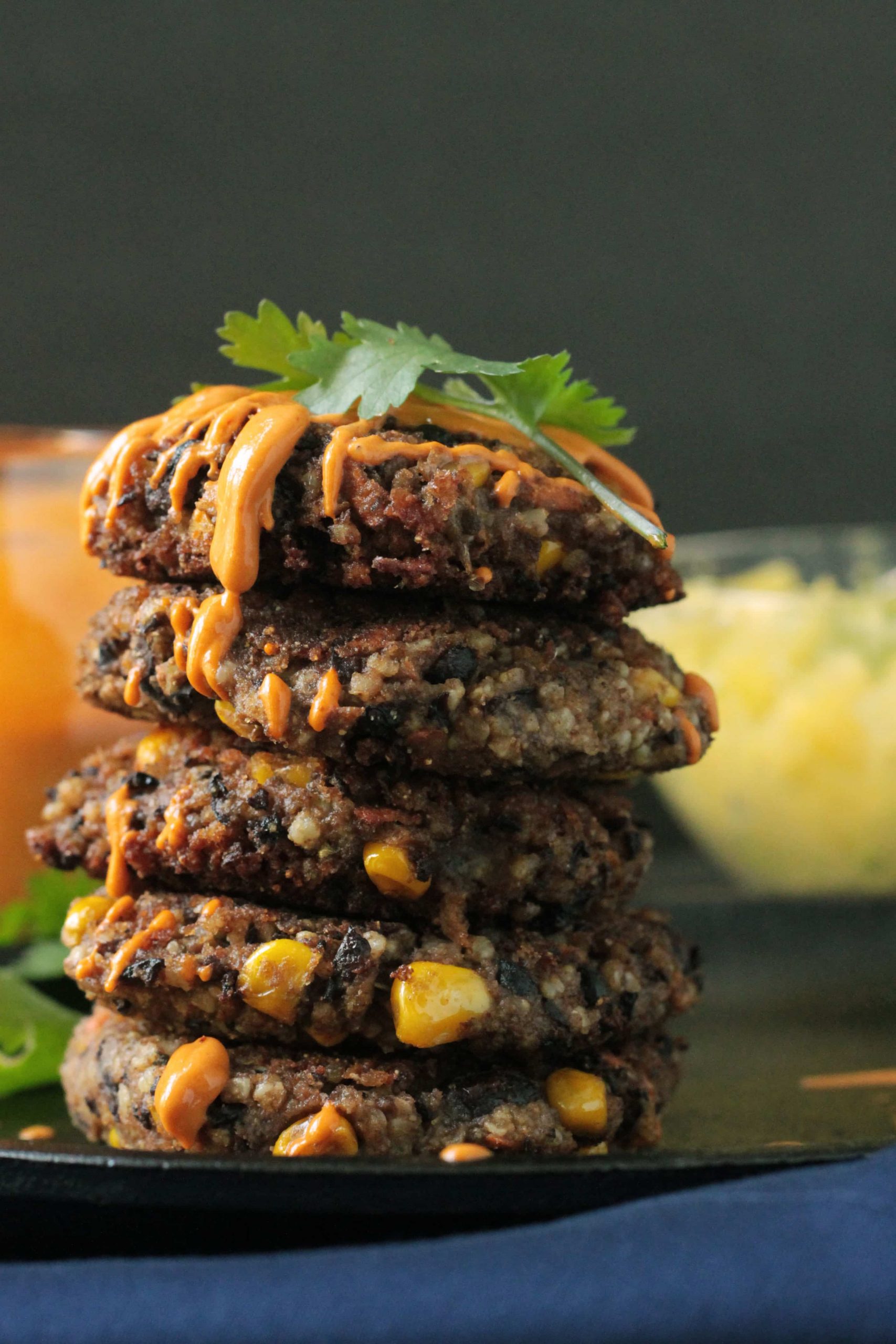 Millet BlaGck Bean Patties (Gluten Free)