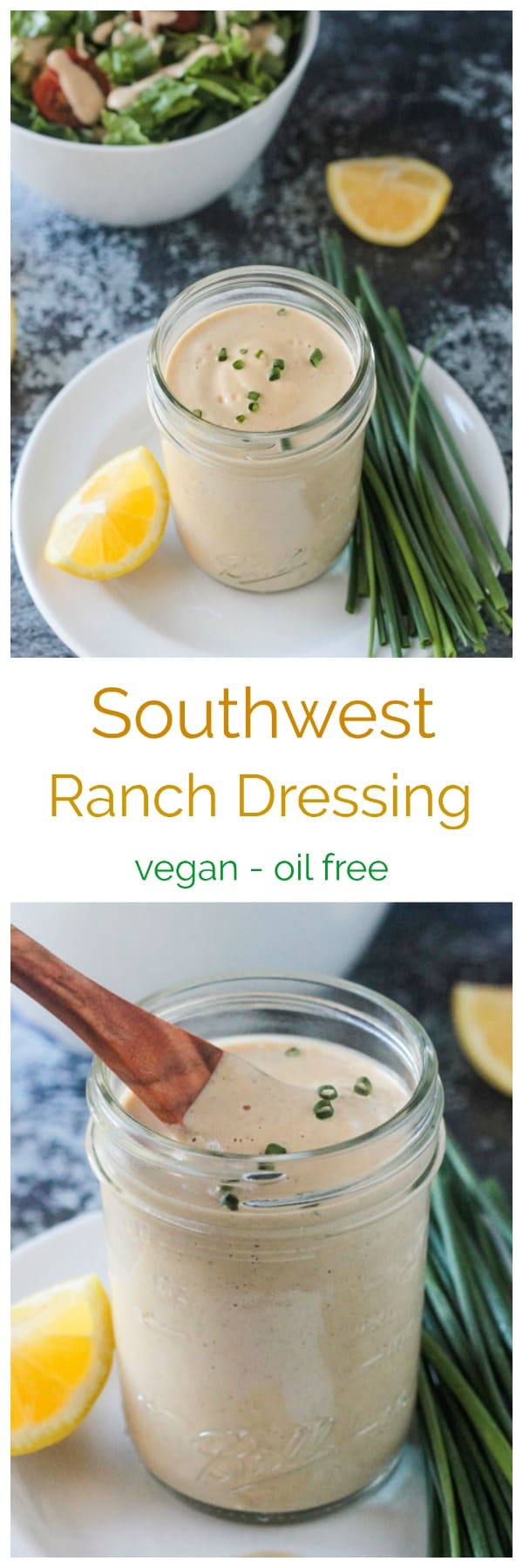Southwest Vegan Ranch Dressing Veggie Inspired