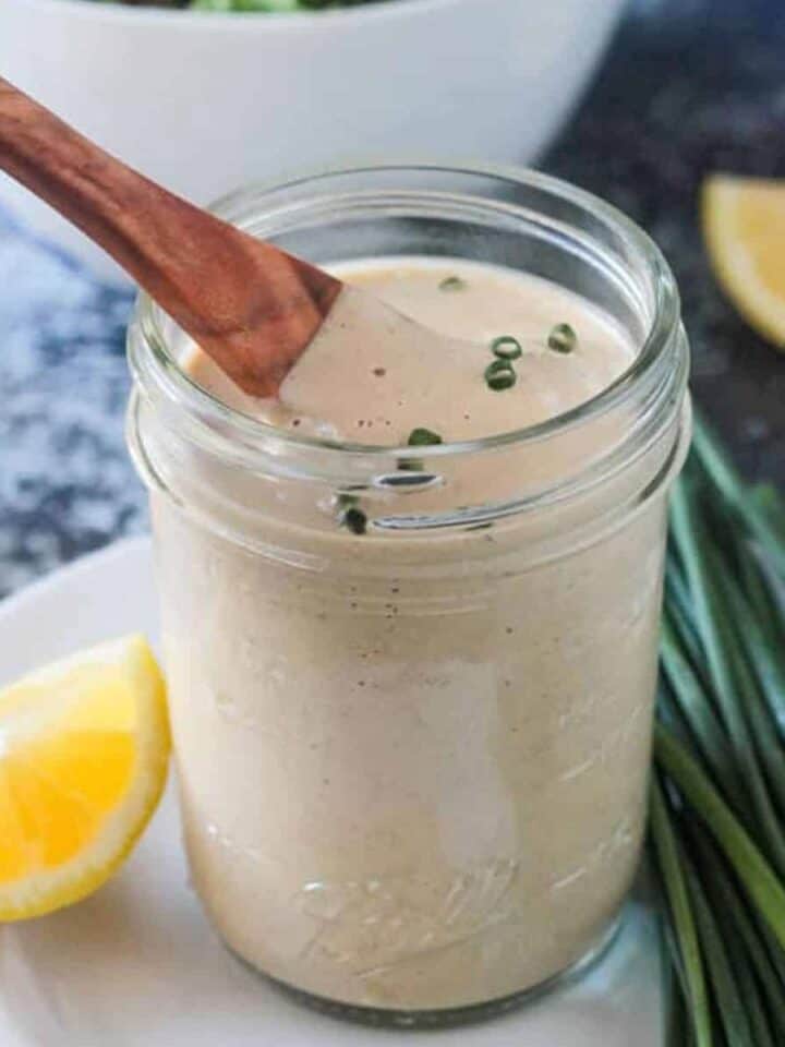 Creamy Sesame Salad Dressing ~ Veggie Inspired