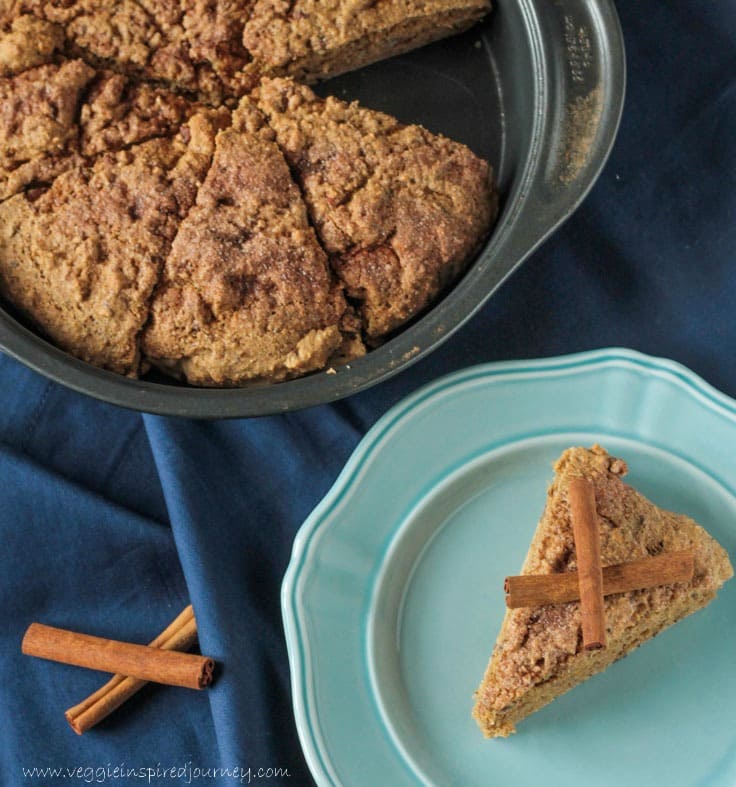 Maple Pecan Cinnamon Scones