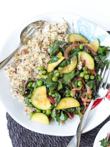 Quinoa with Garden Vegetables
