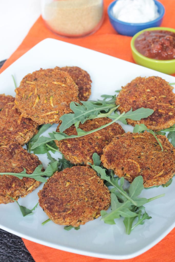 Baked Zucchini Amaranth Patties