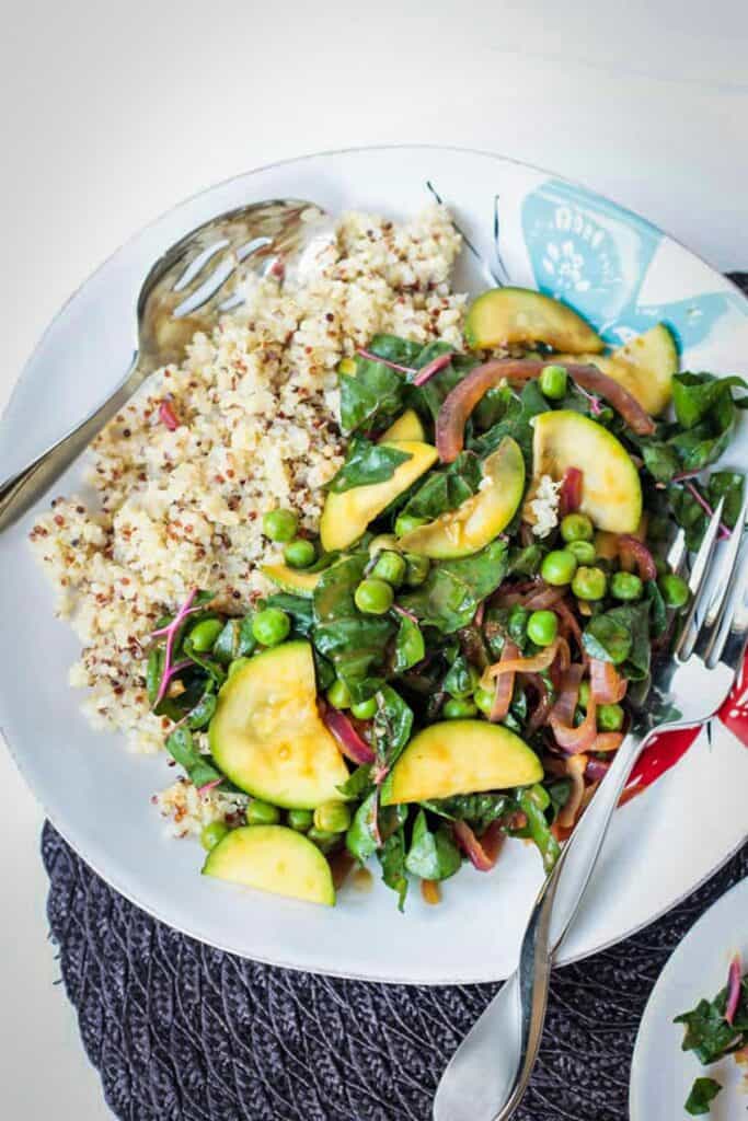 Vegetable Quints Spring Vegetable Quinoa - Veggie Inspired