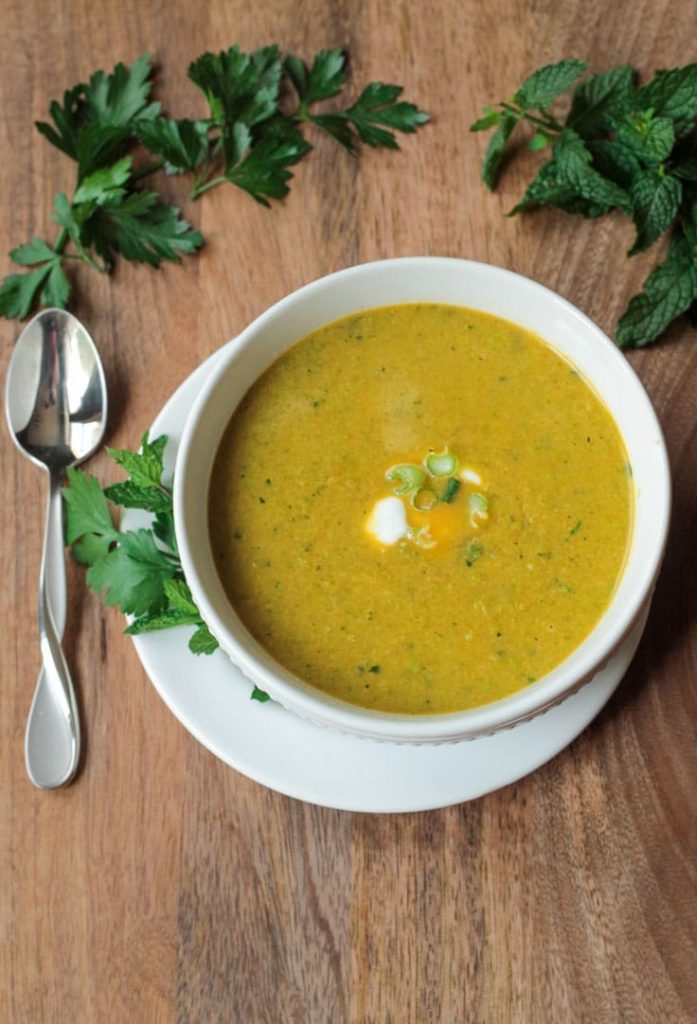 speedy pea & broccoli soup (dairy free)