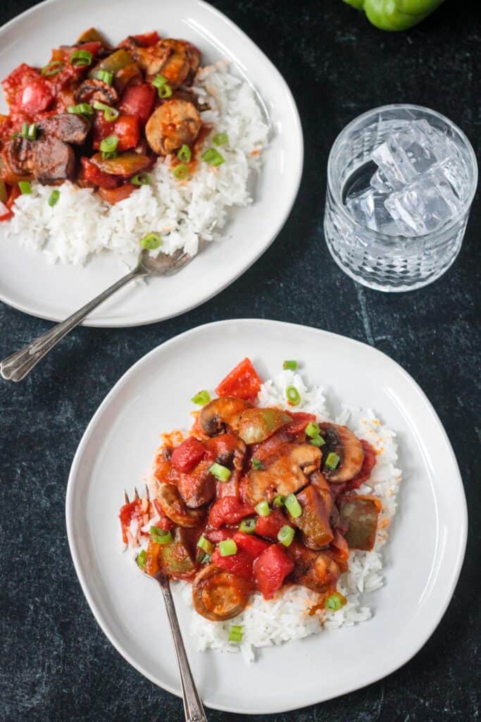 Vegan Pepper Steak With Mushrooms Veggie Inspired