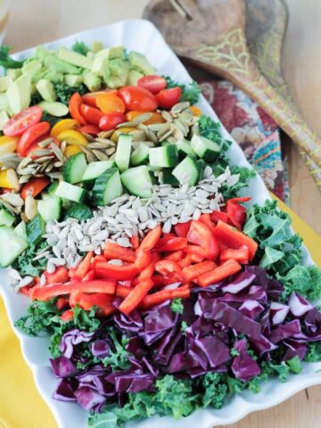 Loaded Veggie Chopped Kale Salad