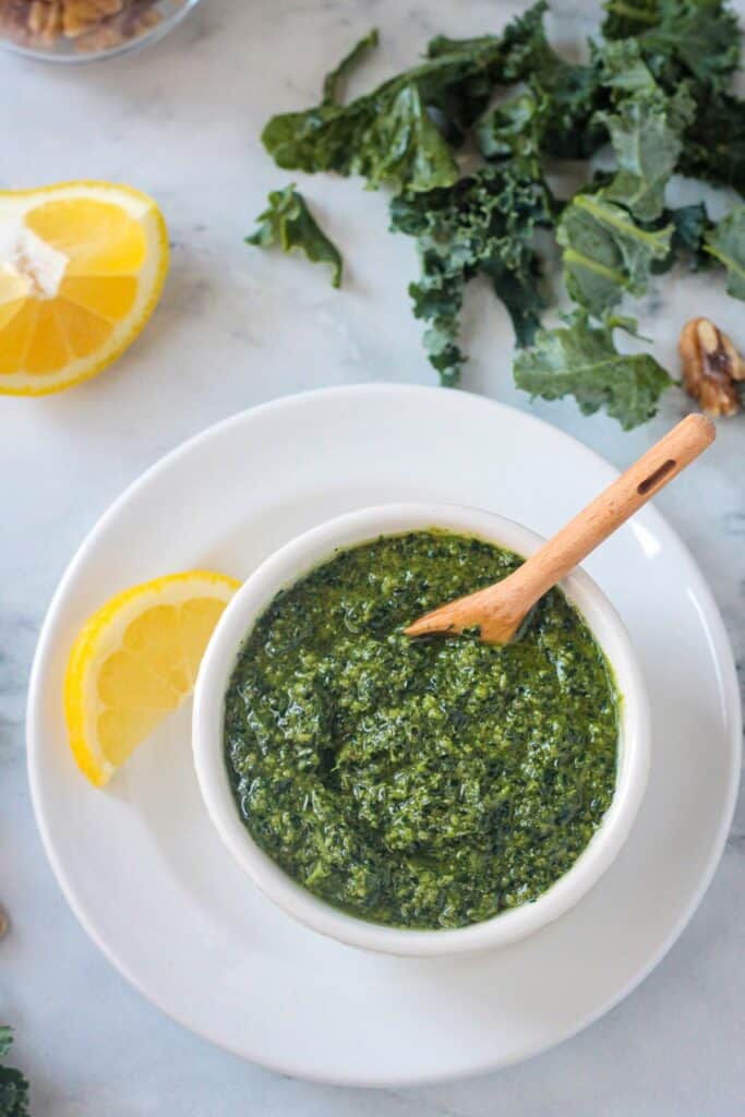 Kale Walnut Pesto Veggie Inspired