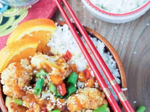 Orange Cauliflower Dairy Free Gluten Free Veggie Inspired