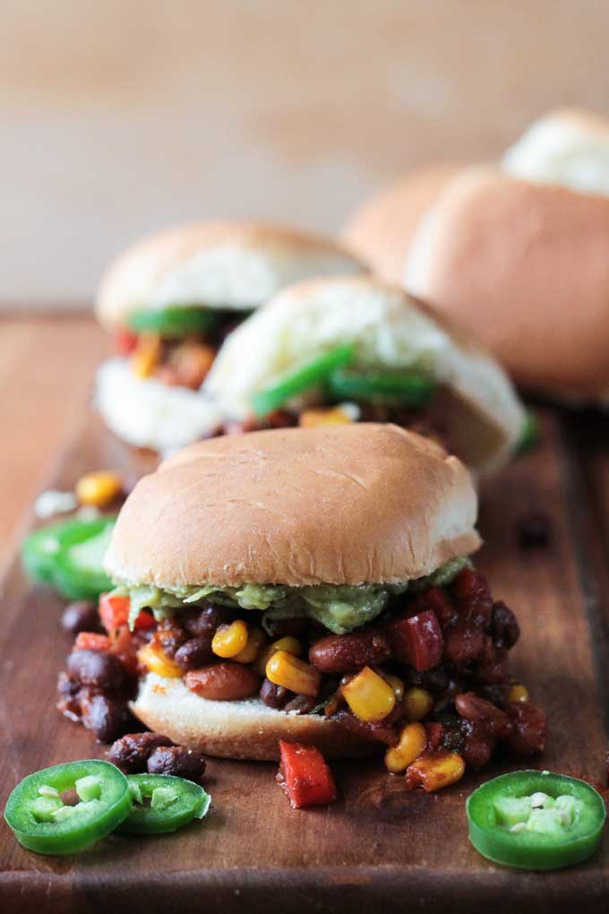 Meatless Mexican Sloppy Joes