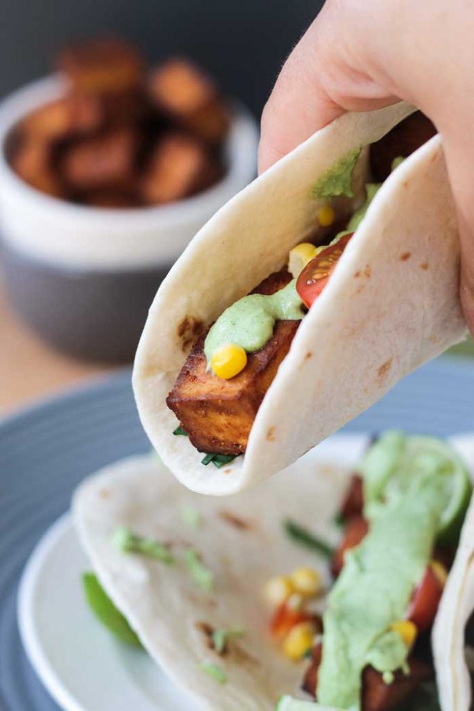 Baked Tofu Tacos Veggie Inspired