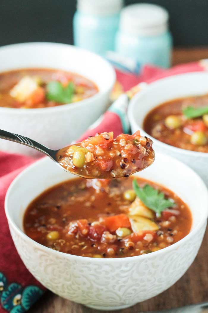 Spoonful of Quinoa Vegetable Soup