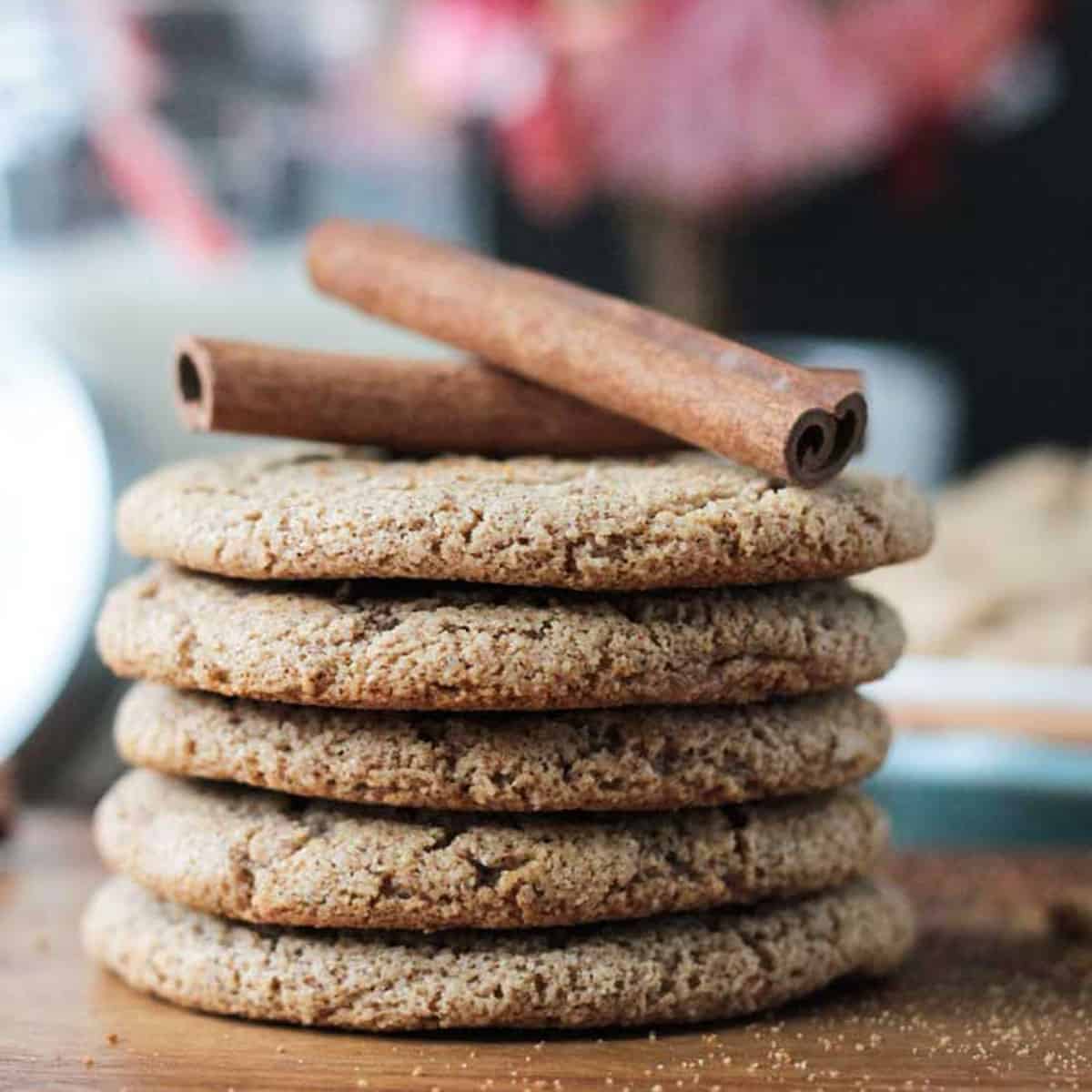 Vegan Cinnamon Cookies (Gf, V, Oil-free)