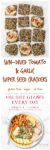 Sun-dried Tomato & Garlic Super Seed Crackers - easy, homemade, gluten free crackers from Angela Liddon's cookbook, Oh She Glows Everyday. These are super addictive! You are going to love these for snacktime or party appetizers.
