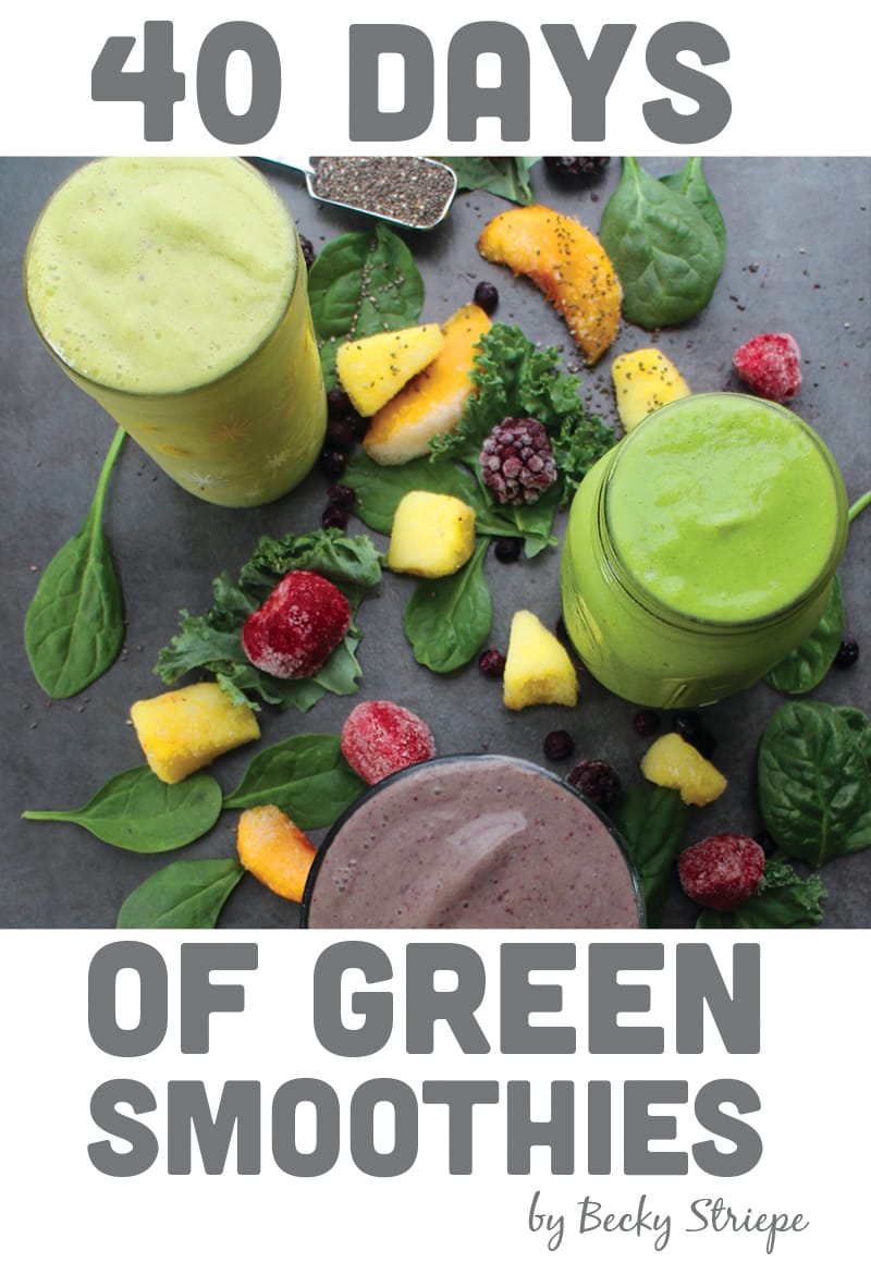 40 Days of Green Smoothies eBook cover