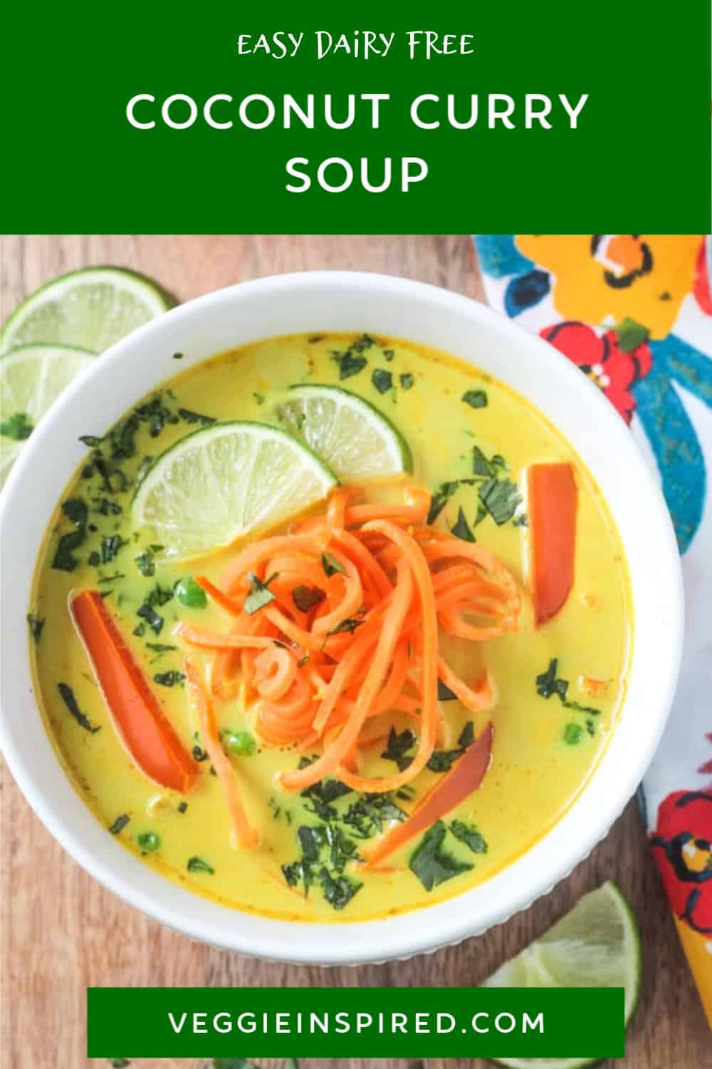Coconut Curry Soup with Sweet Potato Noodles ~ Veggie Inspired