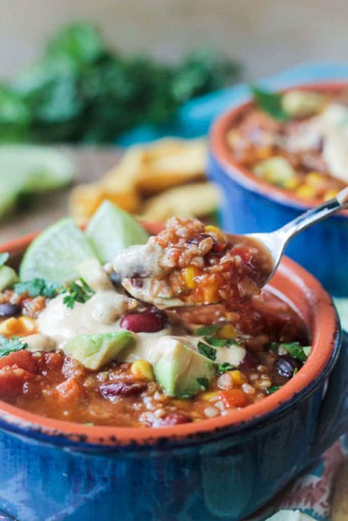 Meatless Taco Chili (Vegan, OilFree!) Veggie Inspired