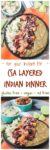 CSA Layered Indian Dinner for the Instant Pot - vegan | gluten free | oil free | pressure cooker | rice | lentils | root vegetables | clean eating | vegetarian | whole foods | plant based