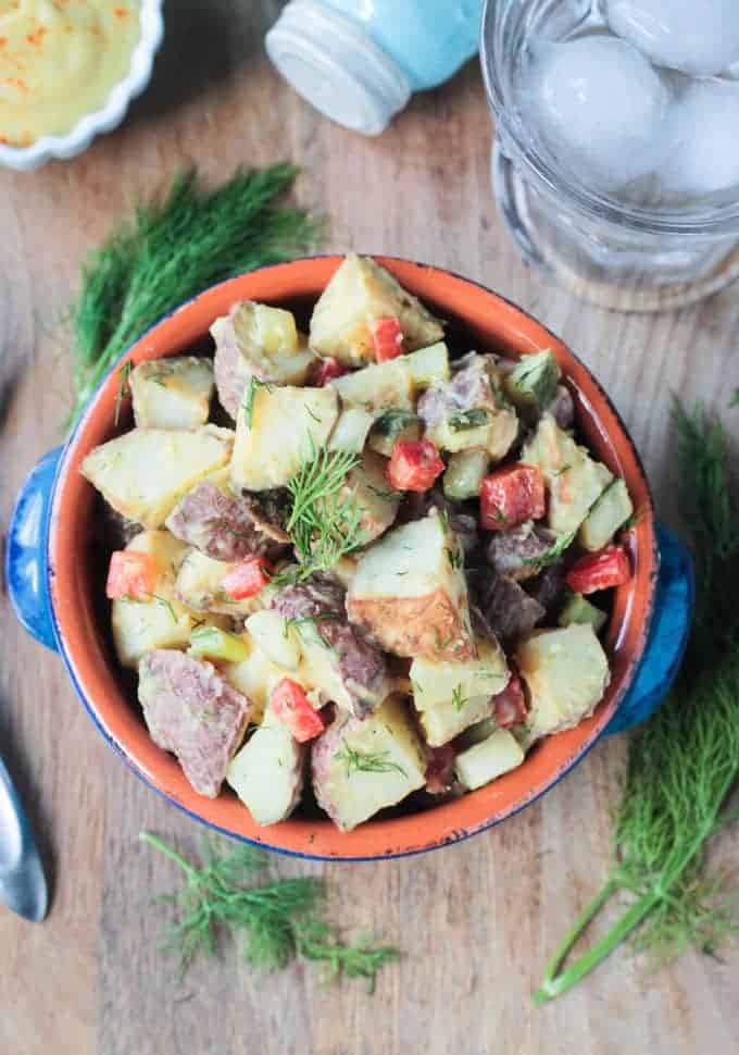Healthy Vegan Potato Salad (No Mayo) - Veggie Inspired