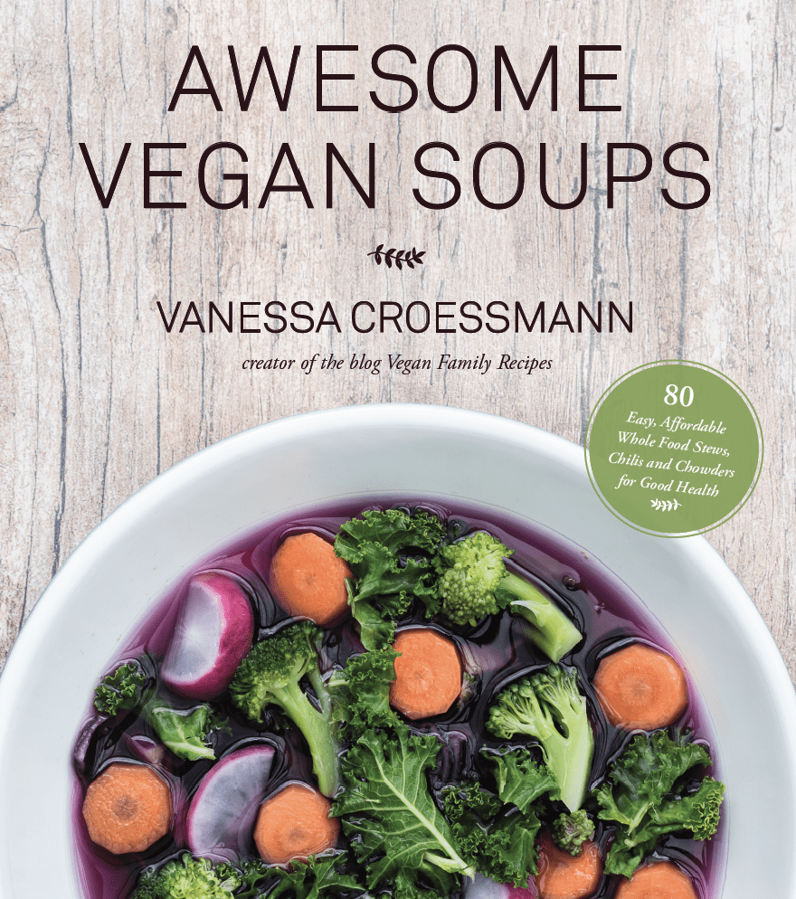 Awesome Vegan Soup Cookbook Cover
