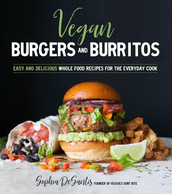 Vegan Burgers and Burritos Book Cover