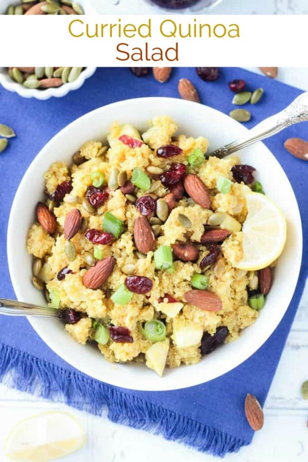 Curry Quinoa Salad Recipe (Gluten Free) Veggie Inspired
