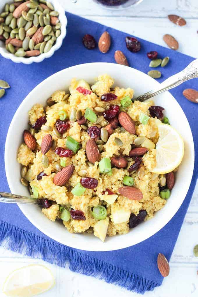 Bowl of Curry Quinoa Salad