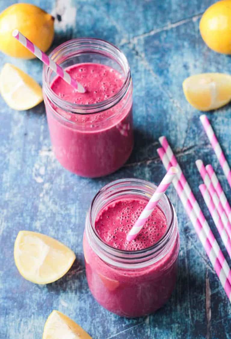 Strawberry Beet Smoothie (Dairy Free) Veggie Inspired