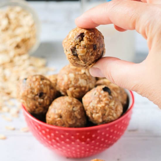 Peanut Butter No Bake Protein Balls w/ Superfoods