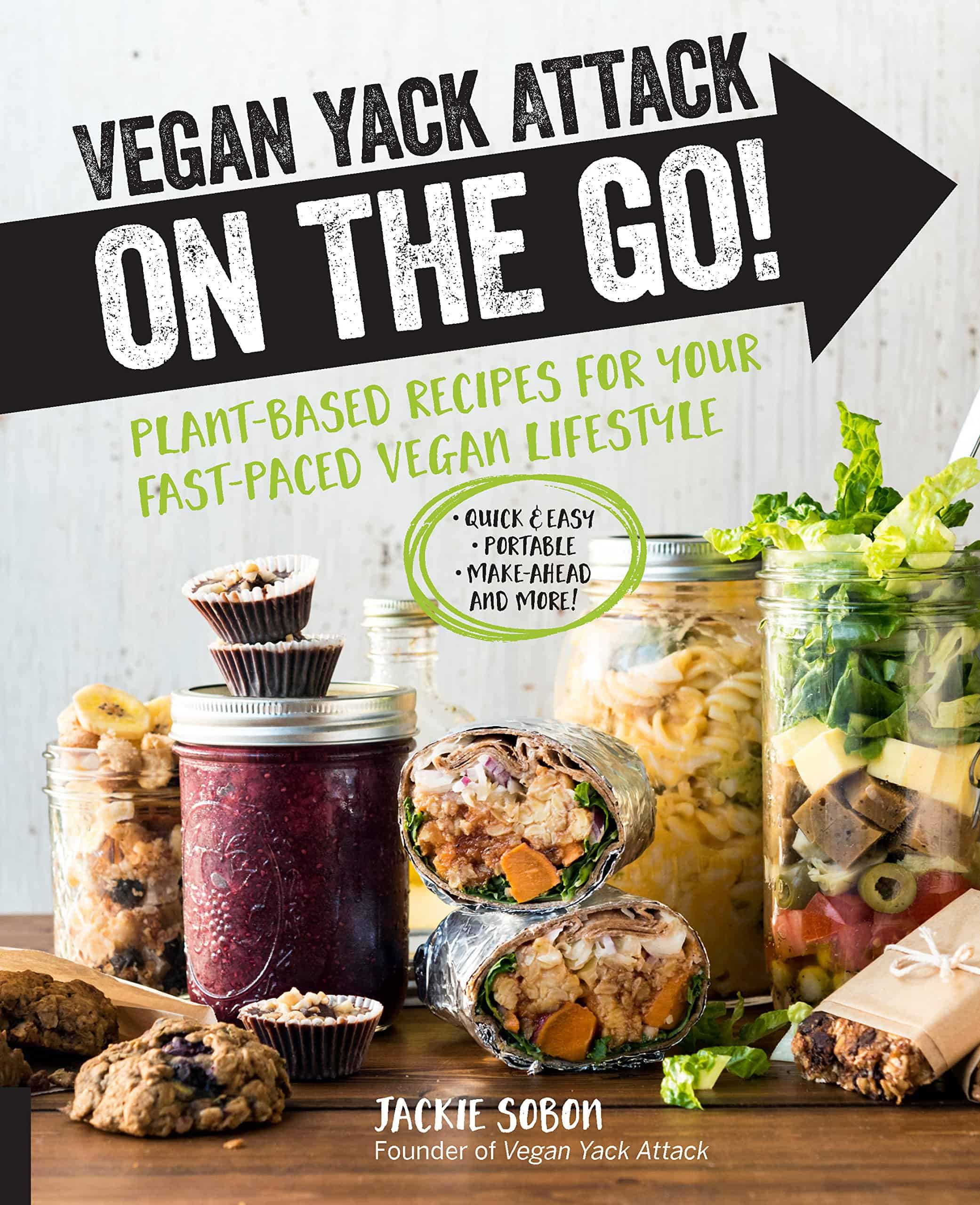 Vegan Yack Attack On The Go cookbook cover
