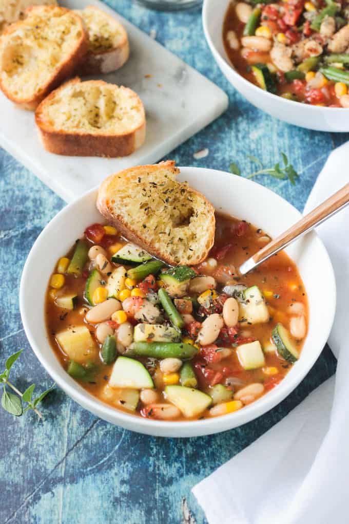 White Bean Soup Recipe (Gluten Free!) ~ Veggie Inspired