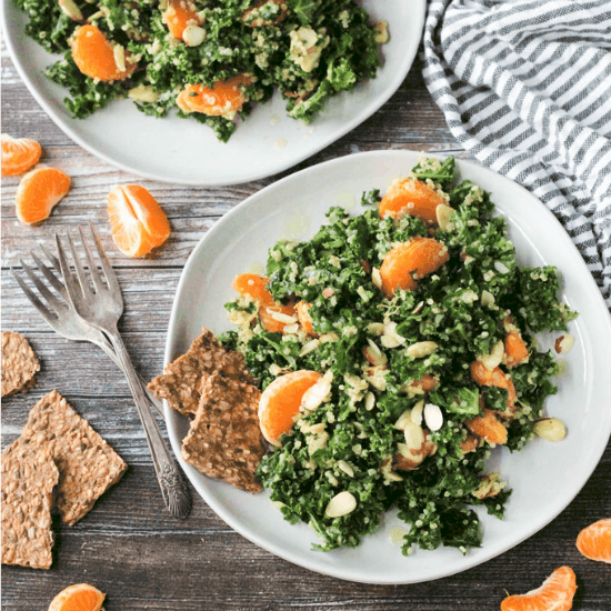 Massaged Kale Quinoa Salad 