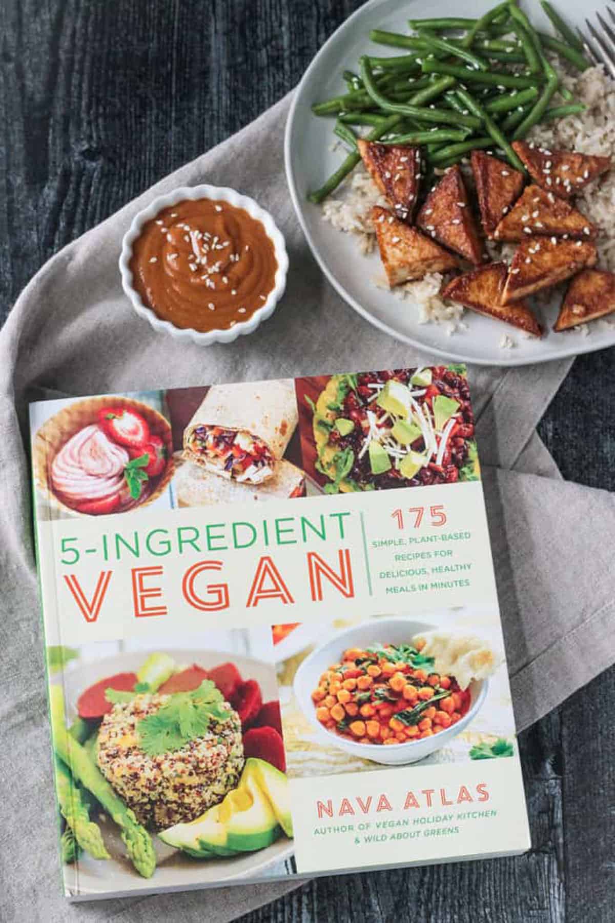 5-Ingredient Vegan cookbook cover