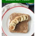 Breakfast Toast image for Pinterest
