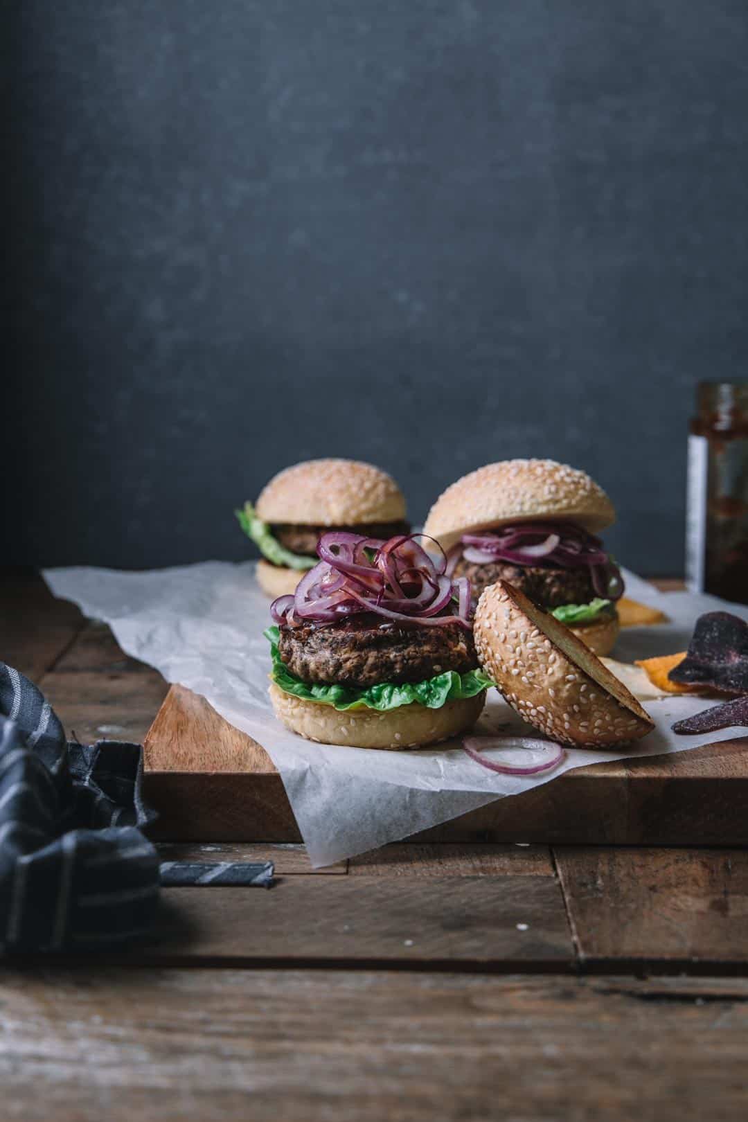 bbq black bean burger