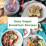 Plant Based Breakfast Recipes image for pinterest