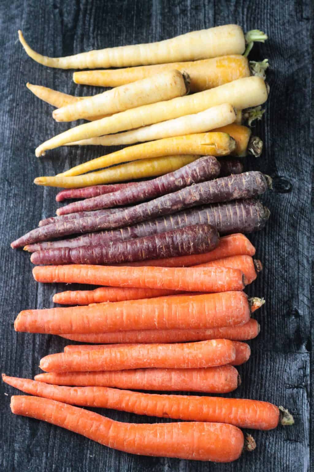 Oven Roasted Rainbow Carrots with Orange and Thyme Veggie Inspired