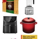 6 photo collage of kitchen essentials items.