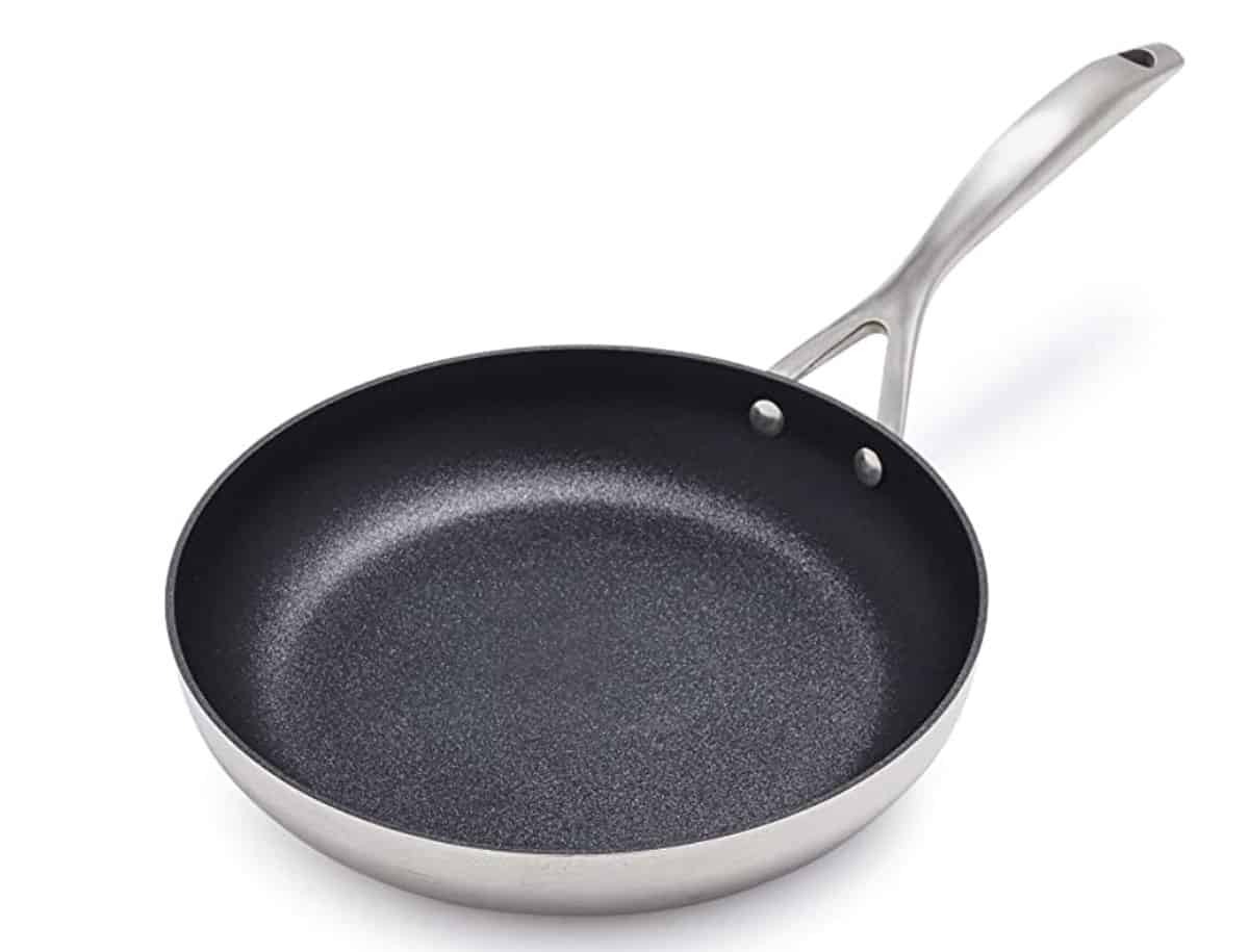 Non-stick Scanpan frying pan.