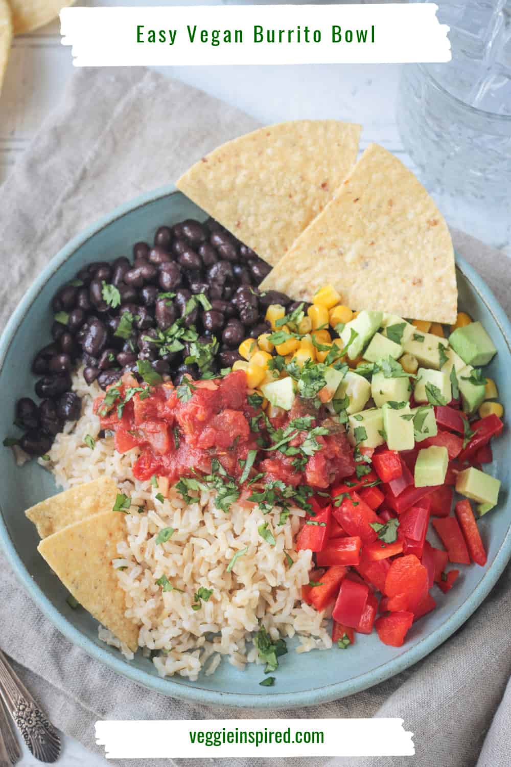 Super Simple Vegan Burrito Bowl Veggie Inspired