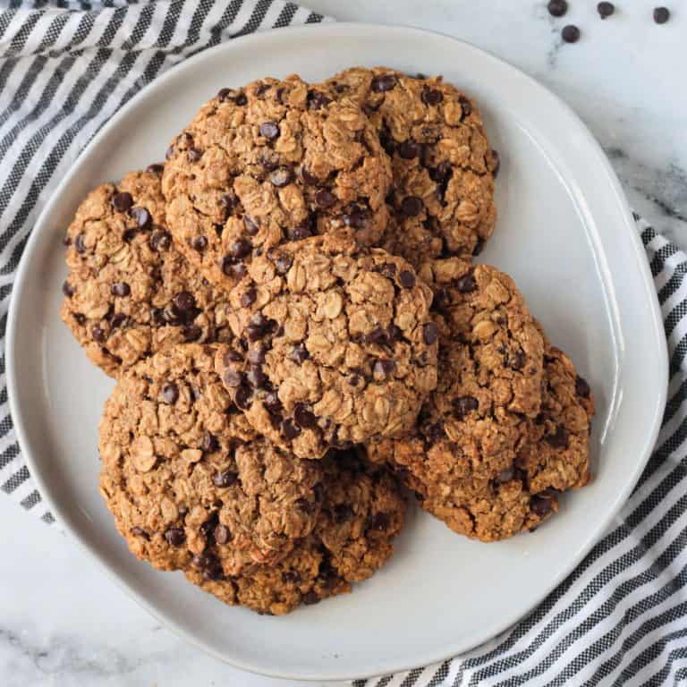Vegan Oatmeal Chocolate Chip Cookies (Gluten Free!) Veggie Inspired