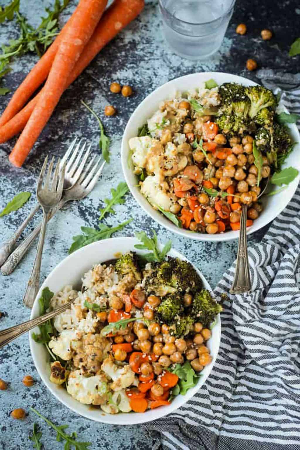Roasted Veggie Rice Bowls (Gluten Free) Veggie Inspired